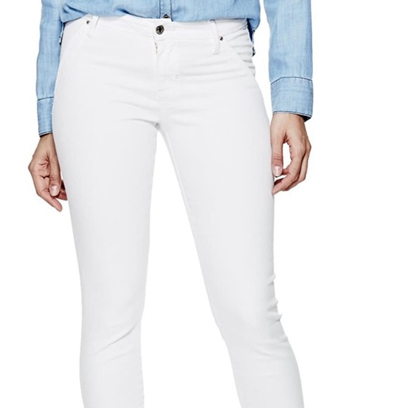 GUESS women’s shape up seamless white jeans size 4 - Picture 3 of 12